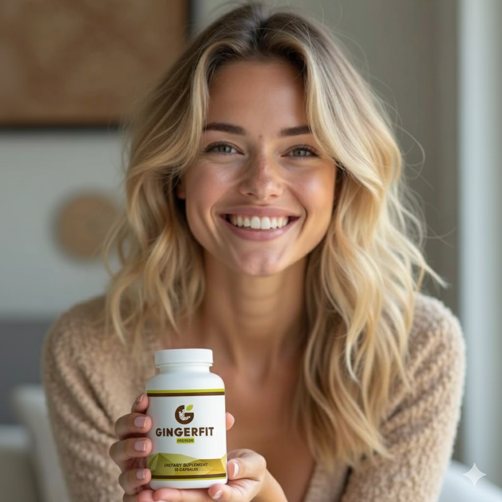 Customer holding bottles