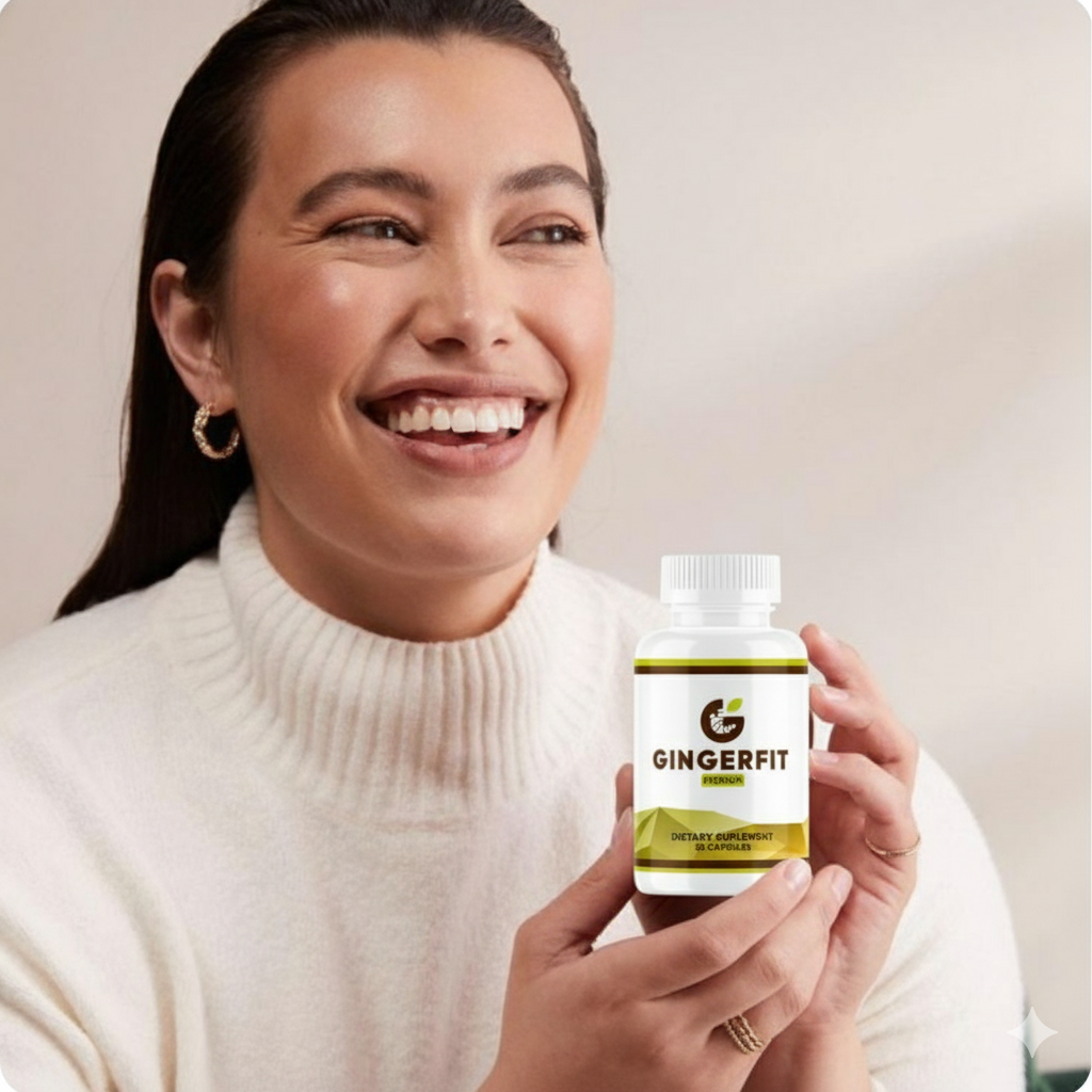 Customer holding bottles